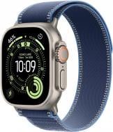 Смарт-часы Apple Watch Ultra 3 GPS + Cellular 49mm Natural Titanium Case with Blue/Bright Blue Trail Loop - M/L (MEWU4QP/A)
