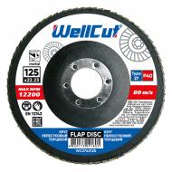 Круг пелюстковий WellCut 125 мм P40 WC2740125