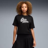Футболка Puma GRAPHICS Relaxed Varsity Tee 69190901 р.XL черный
