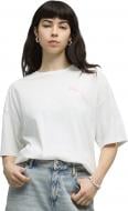 Футболка Puma GRAPHICS BubbleOversized Tee 63459002 р.XS белый