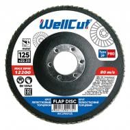 Круг лепестковый WellCut 125 мм P80 WC2980125