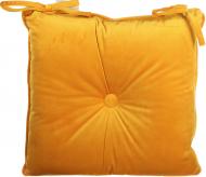 Подушка на стул Велюр 40x40 см оранжевый La Nuit