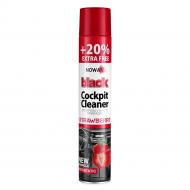Полироль для приборной панели Black Spray Strawberry Nowax NX00704 750 мл