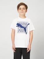 Футболка Puma GRAPHIC Cat Tee B 69211602 р.128 білий
