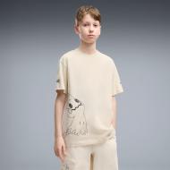 Футболка Puma X POKEMON Relaxed Graphic Tee Jr 63494487 р.140 бежевый