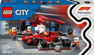 Конструктор LEGO City Піт-стоп і піт-екіпаж F1® з болідом Ferrari 60443