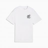 Футболка Puma MID90s Relaxed Back Graphic Tee B 69211902 р.140 белый Футболка Puma MID90s Relaxed Back Graphic Tee B 69211902 р.140 белый