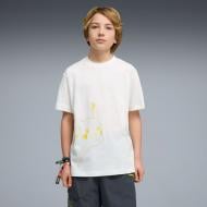 Футболка Puma X POKEMON Relaxed Graphic Tee Jr 63494402 р.152 белый