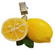 Набор клипс для скатерти Smart Kitchen by Flamberg Lemons SK 4 шт 7,5 х 6 х 2,2 см желтый