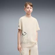 Футболка Puma PUMA X POKEMON Relaxed Graphic Tee Jr 63494487 р.176 бежевый