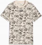 Футболка Puma MID90S AOP Tee B 69174987 р.176 бежевый
