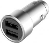 Автомобільний зарядний пристрій Xiaomi Mi Car Charger Pro Silver