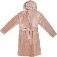 Халат детский для девочки Фламинго р.122 бежевый 883-909