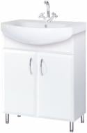 Тумба напольная Мойдодыр Фокус-60-01-Ф с умывальником Эпика 60