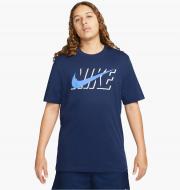 Футболка Nike NSTEE SWOOSH BLOCK DZ3276-412 р.M синий