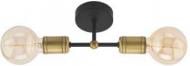 Люстра стельова TK Lighting Retro 2PL 2x60 Вт E27 бронза/чорний Люстра стельова TK Lighting Retro 2PL 2x60 Вт E27 бронза/чорний