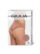 Трусы женские Giulia BRASILIAN BRIEFS GRAIN S-M шоколад
