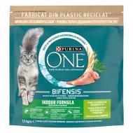 Корм Purina One Indoor Formula с индейкой и злаками 1,5 кг