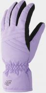 Варежки 4F GLOVES FNK F106 4FWAW23AFGLF106-52S р.L /фиолетовый