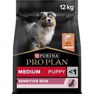 Корм сухий ProPlan by Purina Medium Puppy <1 Sensitive Skin для цуценят з чутливою шкірою з лососем 12 кг