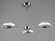 Люстра Valeso LED Pure YH1304/3 CH d690хH370 18W 4500Lm 3000K-6500K сталь/акрил хром 18 Вт LED-модуль 45194