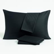 Наволочка Сатин Boston Iron Grey Stripe 50x70 см сірий U-tek