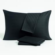 Наволочка Сатин Boston Iron Grey Stripe 60x60 см сірий U-tek