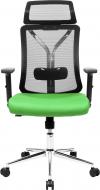 Кресло GT Racer X-W80 черно-зеленый