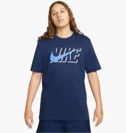 Футболка Nike NSTEE SWOOSH BLOCK DZ3276-412 р.XL синий