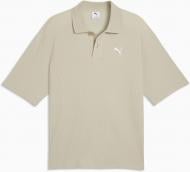 Поло Puma WARDROBE ESS Boxy Waffle Polo 63436261 р.L бежевый