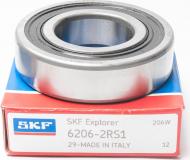 Подшипник SKF радиальный шариковый 6206 2RS Подшипник SKF радиальный шариковый 6206 2RS