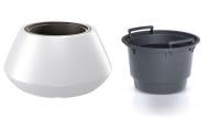 Горшок для цветов Prosperplast HEOS 582х300 мм круглый бело-серый