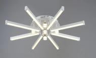 Люстра Valeso LED Alpha YH1309/8+5 WT+GD d910хH110 58W 14500Lm 3000K-6500K сталь білий/золото 58 Вт LED-модуль 45201