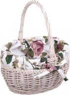 Корзина плетеная с текстилем Tony Bridge Basket 29x22x15/33 см EP19-11E-2