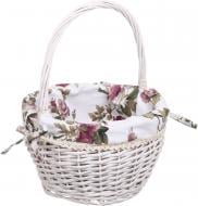 Корзина плетеная с текстилем Tony Bridge Basket 28x16/35 см EP19-11F-2