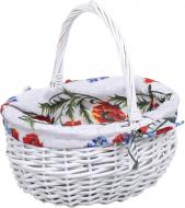 Кошик плетений з текстилем Tony Bridge Basket 29x22x15/33 см Easter 19-2