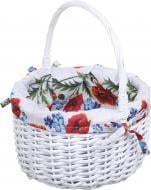 Кошик плетений з текстилем Tony Bridge Basket 28x16/35 см Easter 19-1-2 Кошик плетений з текстилем Tony Bridge Basket 28x16/35 см Easter 19-1-2