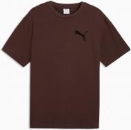 Футболка Puma ESS ELEVATED CAT LOGO Relaxed Tee 63439131 р.L коричневий