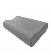 Наволочка Сатин Memory Wawe L Boston Soft Grey Stripe 40x58 см светло-серый U-tek