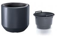 Горшок для цветов Prosperplast HEOS 390х350 мм круглый 36 л антрацит