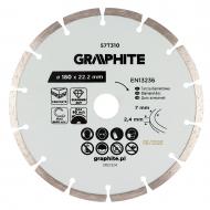 Диск алмазний відрізний GRAPHITE 180x2,4x22,2 57T310