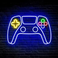 Неоновая вывеска LED-NEON GAMEPAD 265x410 мм разноцветный (RGB) Неоновая вывеска LED-NEON GAMEPAD 265x410 мм разноцветный (RGB)