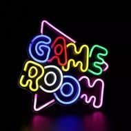 Неоновая вывеска LED-NEON GAME ROOM 345x325 мм разноцветный (RGB) Неоновая вывеска LED-NEON GAME ROOM 345x325 мм разноцветный (RGB)