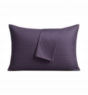 Наволочка Сатин Boston Anthracite Stripe 60x60 см антрацит U-tek