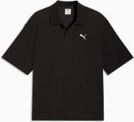 Поло Puma WARDROBE ESS Boxy Waffle Polo 63436201 р.L черный Поло Puma WARDROBE ESS Boxy Waffle Polo 63436201 р.L черный