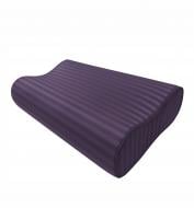 Наволочка Сатин Memory Wawe L Anthracite Stripe 40x58 см антрацит U-tek