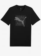 Футболка Puma GRAPHIC Puma Wording Tee 69177501 р.L чорний