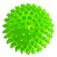 Масажний м'яч EasyFit жорсткий (шипований) 75 мм зелений