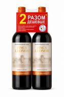 Набор вина красное сухое Finca Leonor Tempranillo 0.75 л 1+1 спайка 1,5 л