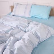 Пододеяльник Бязь 17-4834 Clarissa 220x240 см голубой MirSon